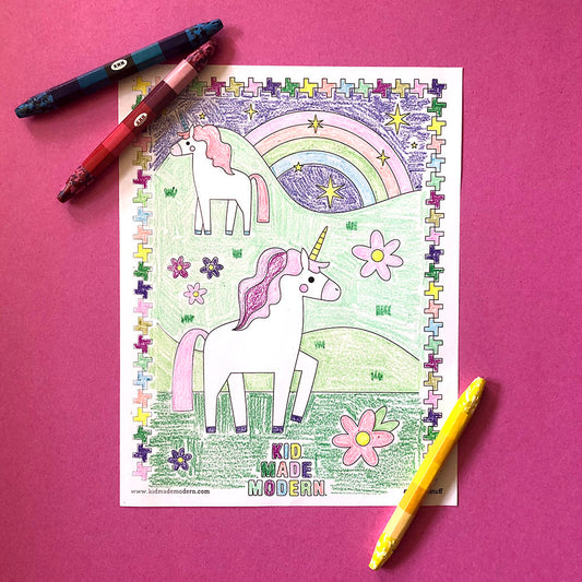 Free Printable Unicorn Coloring Page