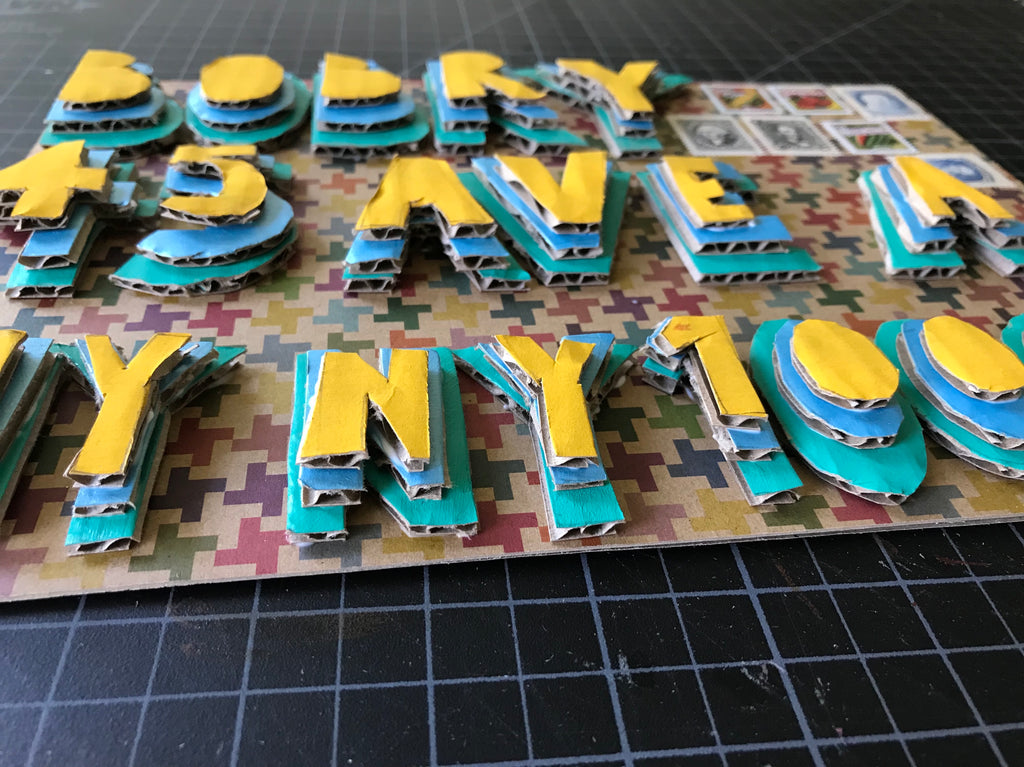 Fun and Easy DIY Large Letter Stamps for Kids