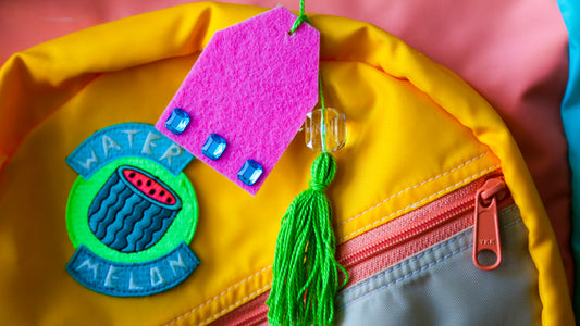 DIY Backpack Luggage Tags Craft for Kids