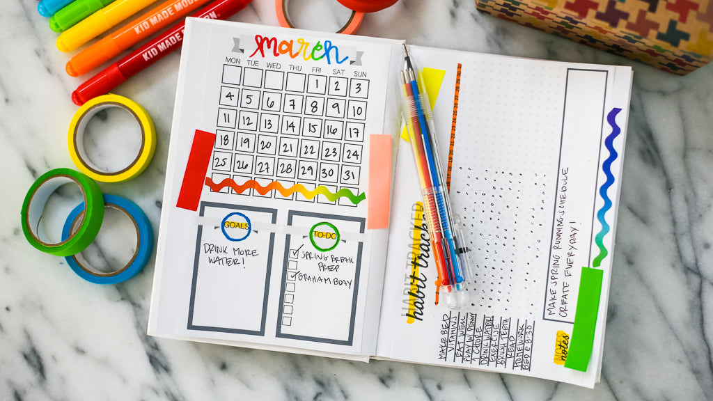 DIY Bullet Journal for Kids | Kid Made Modern