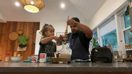 Horchata Milkshakes With Antique Taco