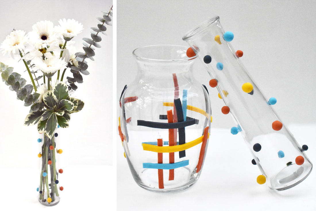 Make a DIY Vase with Clay Accents