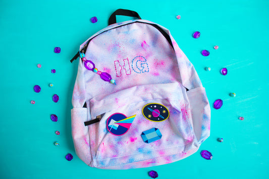 Diy Spray Painted Backpack