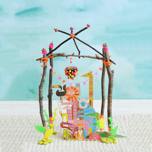 DIY Animal House Craft for Kids