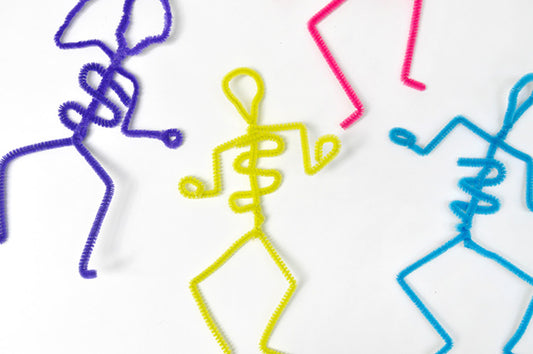 Pipe Cleaner Skeletons